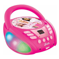 Svítící Bluetooth CD přehrávač Barbie