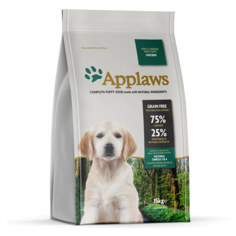 Applaws Puppy Small & Medium Breed Chicken - 15 kg