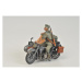 Model Kit military 3607 - German WWII Sidecar R12 with crew (1:35)