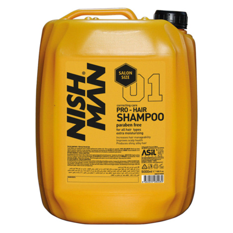 Nishman Pro-Hair šampon na vlasy 5l
