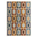 Ručně všívaný kusový koberec Illusion Retro Blocks Blue/Multi 120x170 cm