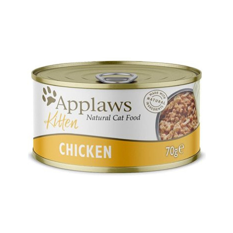 Applaws konzerva pro koťata Kuře 6 × 70 g
