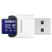 Samsung micro SDXC 512GB PRO Plus + USB adaptér MB-MD512SB/WW Modrá