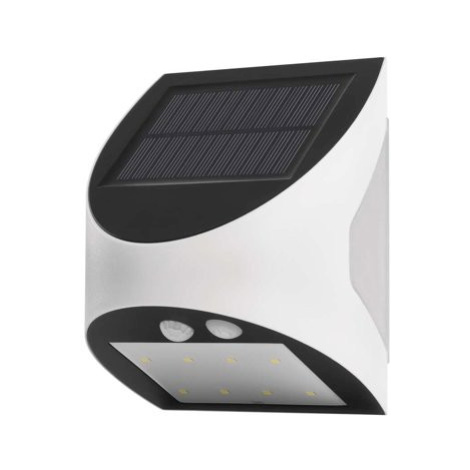 EMOS LUMI solární LED, s pohybovým čidlem, 240 lm, bílé, neutrální bílá