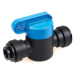Uzavírací ventil - prop. potrubí 1/4" (6,35mm) / prop. pot. 1/4" (6,35mm) dávkovací pumpy Aseko