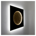 Holländer Nástěnné svítidlo Plenilunio LED, hnědá/zlatá barva, šířka 100 cm