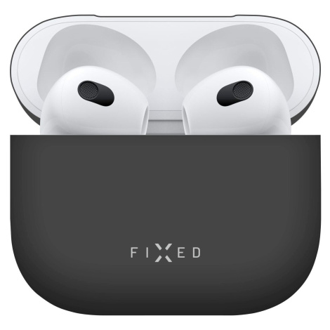 FIXED ultratenké ochranné pouzdro Silky pro Apple AirPods (2021), černá - FIXSIL-816-BK