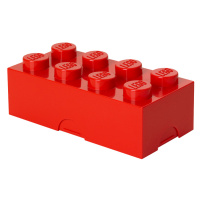 LEGO box na svačinu 100 x 200 x 75 mm - červená