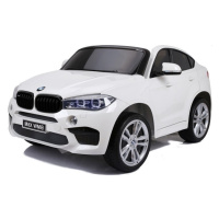 mamido  Elektrické autíčko BMW X6 M dvoumístné XXL bílé