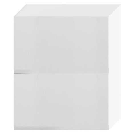 Kuchyňská skříňka Livia W60grf/2 světle šedá mat/bílá BAUMAX