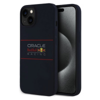 Oracle Red Bull Racing Silicone Horizontal Logo MagSafe kryt iPhone 13 modrý