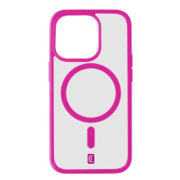 Zadní kryt Cellularline Pop Mag s podporou Magsafe pro Apple iPhone 15 Plus, transparentní / růž