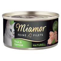 Miamor Feine Filets Naturelle konzerva 6 x 80 g - tuňák se zeleninou