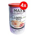 MAX deluxe 3/4 kuřete s drůbežími žaludky 1200 g, 4 ks