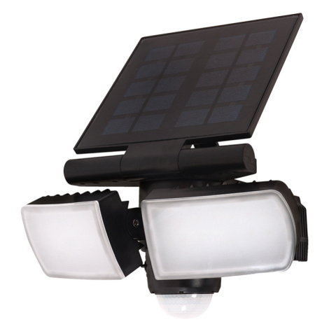 SOLIGHT WO772 LED solární osvětlení se senzorem, 8W, 600lm, Li-on, černá