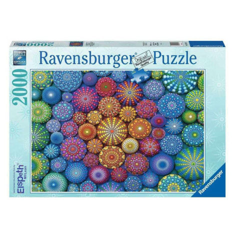 Ravensburger 17134 puzzle duhové mandaly 2000 dílků