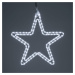 Xmas King XmasKing LED motiv hvězda průměr 50cm, PROFI 230V venkovní, studená bílá bez napájení