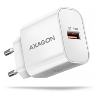 AXAGON ACU-QC18W, nabíječka do sítě 18W, 1x port USB-A, QC3.0/AFC/Apple, bílá