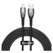 Kabel USB-Lightning Baseus Glimmer, 2,4 A, 2 m (černý)