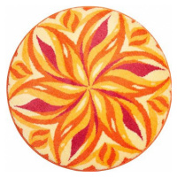 GRUND TANČÍCÍ OBLOHA Mandala kruhová o 80 cm, oranžová