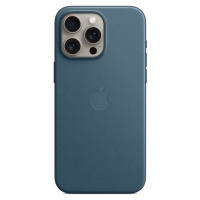 Apple kryt z tkaniny FineWoven s MagSafe na iPhone 15 Pro Max tichomořsky modrý