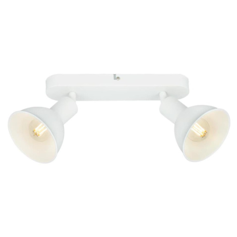 Briloner 2674-026 - Bodové svítidlo RETRO 2xE14/25W/230V bílá 2674-026