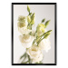 Dekoria Plakát Elegant Flowers, 30 x 40 cm, Volba rámku: Černý