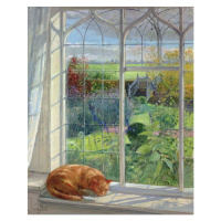 Obrazová reprodukce Sleeping Cat and Chinese Bridge, Timothy Easton, 30 × 40 cm