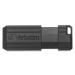 VERBATIM Flash Disk 16GB Store 'n' Go PinStripe, černý Černá