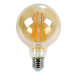 Žárovka LED ORO Amber G125 E27 6 W