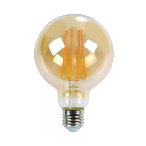 Žárovka LED ORO Amber G125 E27 6 W