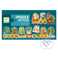 Postupové puzzle: Počítam, - puzzle z kategorie Naučné puzzle