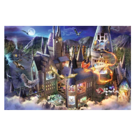 RAVENSBURGER Puzzle Harry Potter: Bradavický hrad 3000 dílků 162991