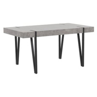 Jídelní stůl betonový vzhled 150 x 90 cm ADENA, 250975