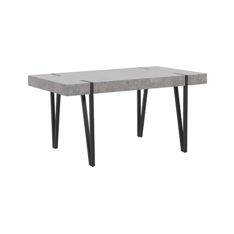 Jídelní stůl betonový vzhled 150 x 90 cm ADENA, 250975 BELIANI