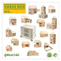 Walachia Dřevěná stavebnice Vario Box 450 dílků