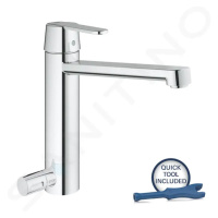 Grohe 30198000 - Dřezová baterie s uzavíracím ventilem, chrom