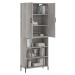 vidaXL Skříň highboard šedá sonoma 69,5 x 34 x 180 cm kompozitní dřevo