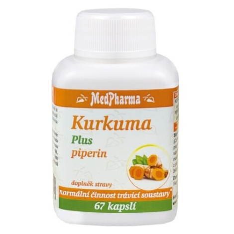 MedPharma Kurkuma Plus piperin cps.67