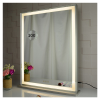 Stolní zrcadlo make-up Miraline 70 x 57 cm | stříbrná