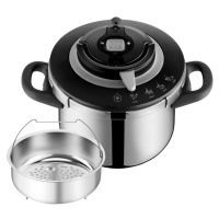 Tlakový hrnec Tefal Clipso+ CHEF 6 l P4550731 Nerezový/Černý