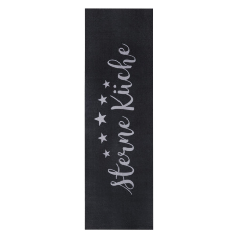 Koberec / Běhoun Hanse Home Cook & Clean Five Stars Kitchen černý / šedý