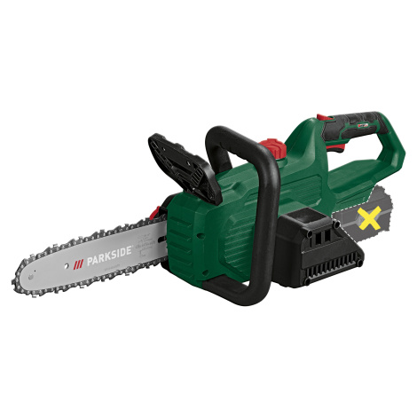 Parkside® Aku řetězová pila Paks 20-Li E5 – bez akumulátoru a nabíječky