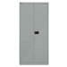 BISLEY Skříň s otočnými dveřmi UNIVERSAL, v x š x h 1950 x 914 x 400 mm, se šatní vložkou, stříb