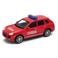 Kovový model 1:34 porsche cayenne turbo feuerwehr