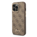 Guess GUHCP14XHG4SHW hard silikonové pouzdro iPhone 14 PRO MAX 6.7" brown 4G Vintage Gold Logo