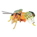 Dřevěné 3D puzzle dřevěná skládačka hmyz - malá Včela EC018