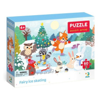 Dodo Puzzle roční období - Pohádkové bruslení 60 dílků