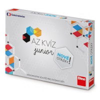 Dino AZ Kvíz Junior Nové otázky společenská hra v krabici 33,5x23x4cm