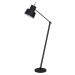 Černá stojací lampa (výška 120 cm) Wesly – Light & Living